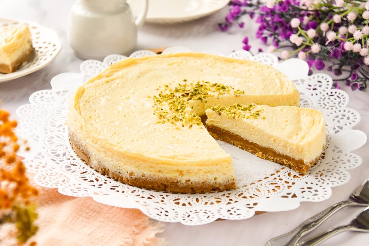 Tarta de queso al microondas casera