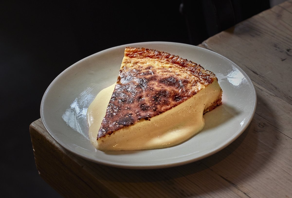 Tarta de queso del restaurante Fismuler en Madrid