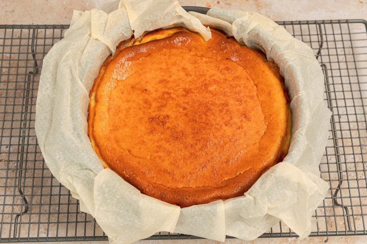 Tarta de queso en Thermomix horneada