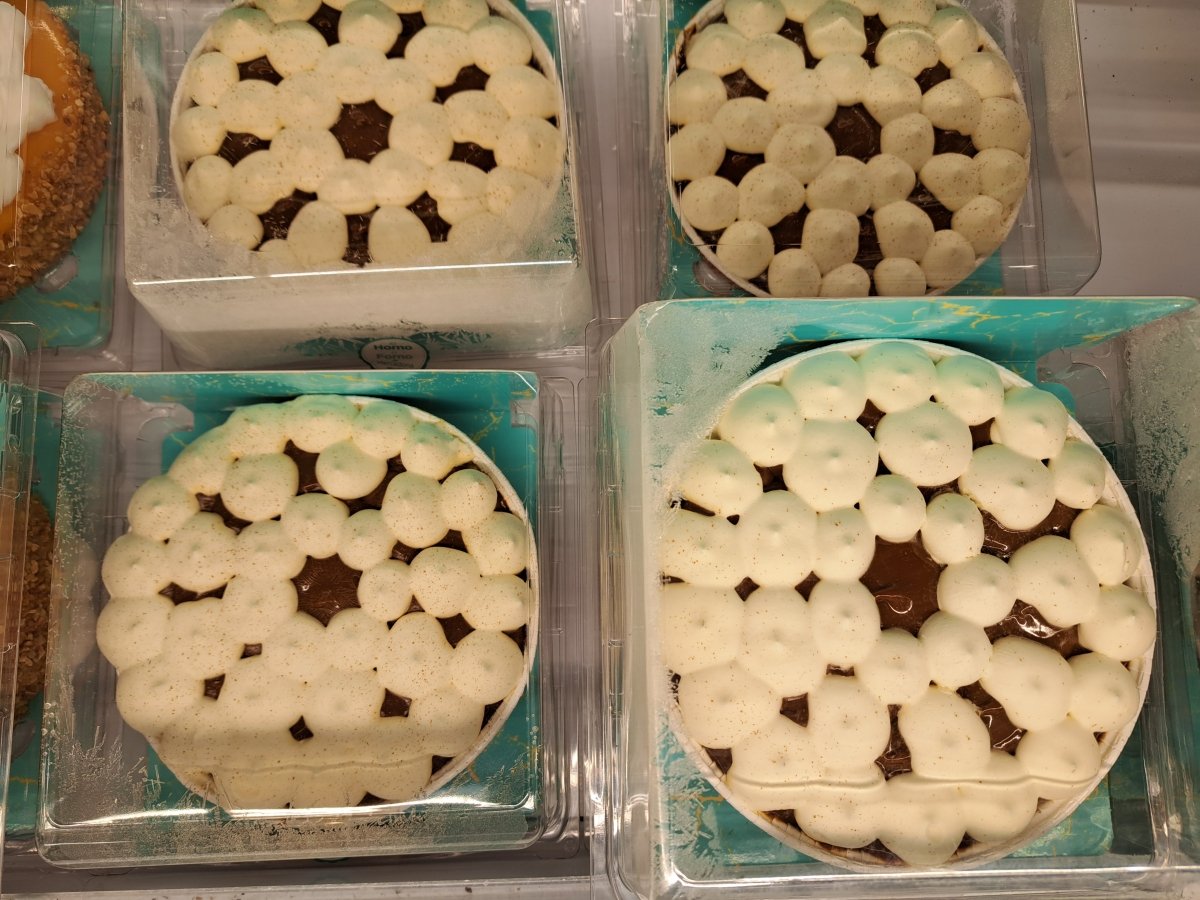 Tarta tres leches con dulce de leche Hacendado congelada