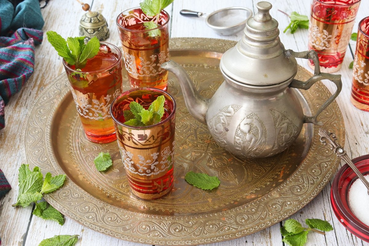 Té marroquí hecho en casa