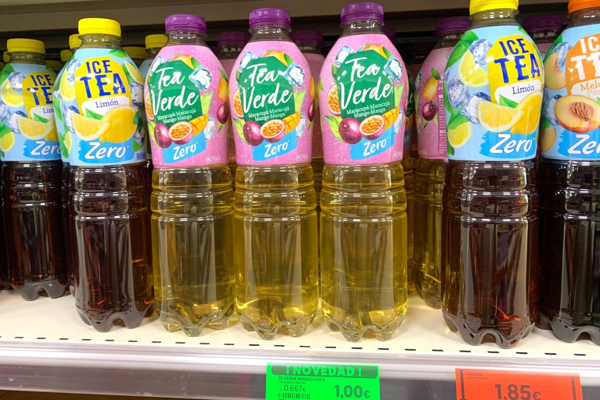 Té verde sin azúcar sabor mango y maracuyá de Mercadona