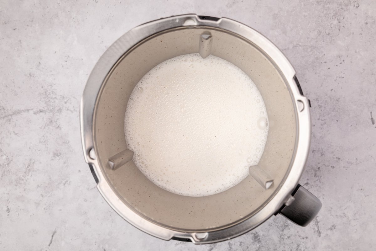 Terminando la horchata en Thermomix