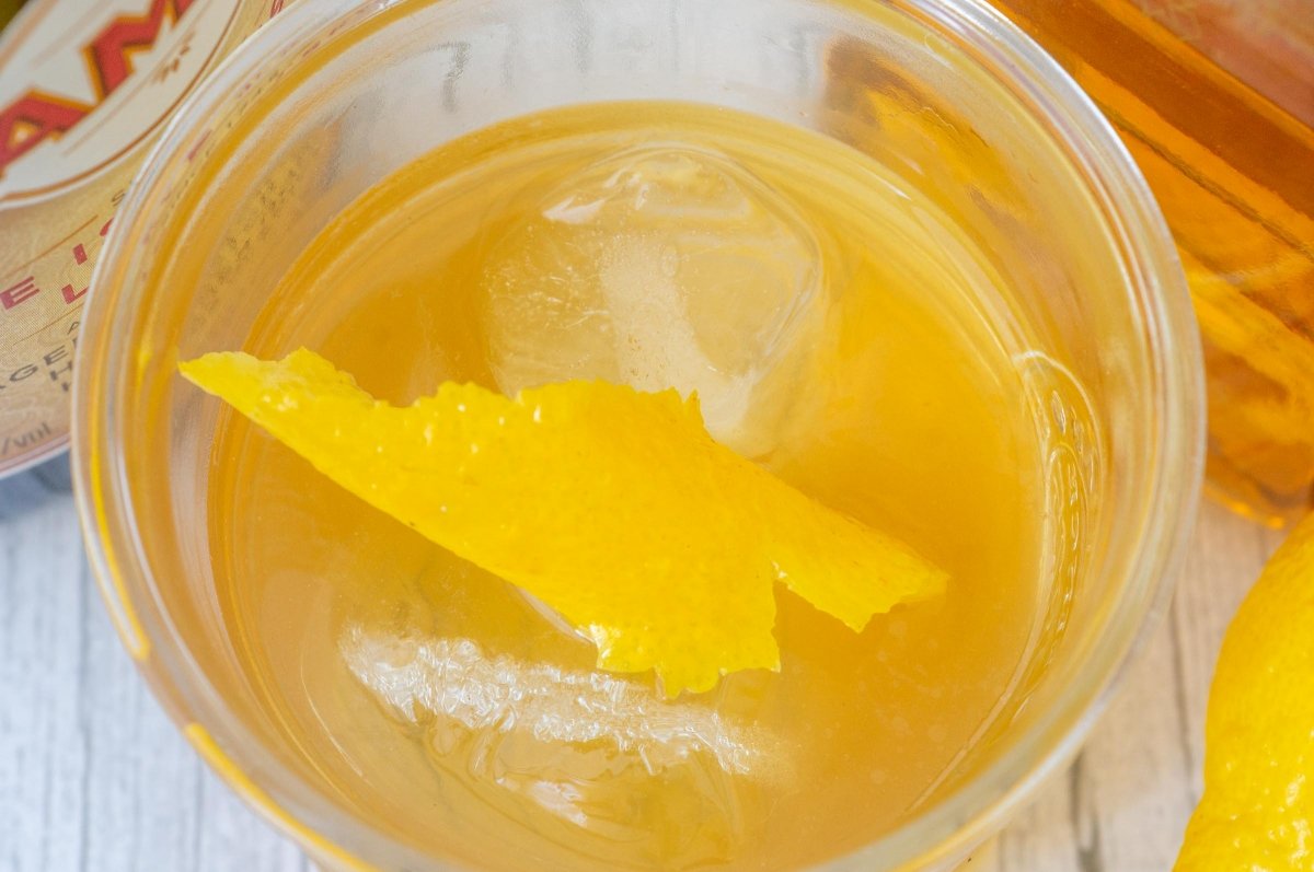 Terminar con limón el rusty nail