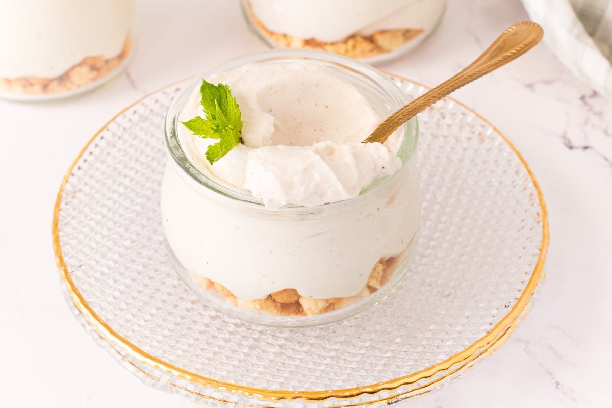 Textura de la crema de mascarpone