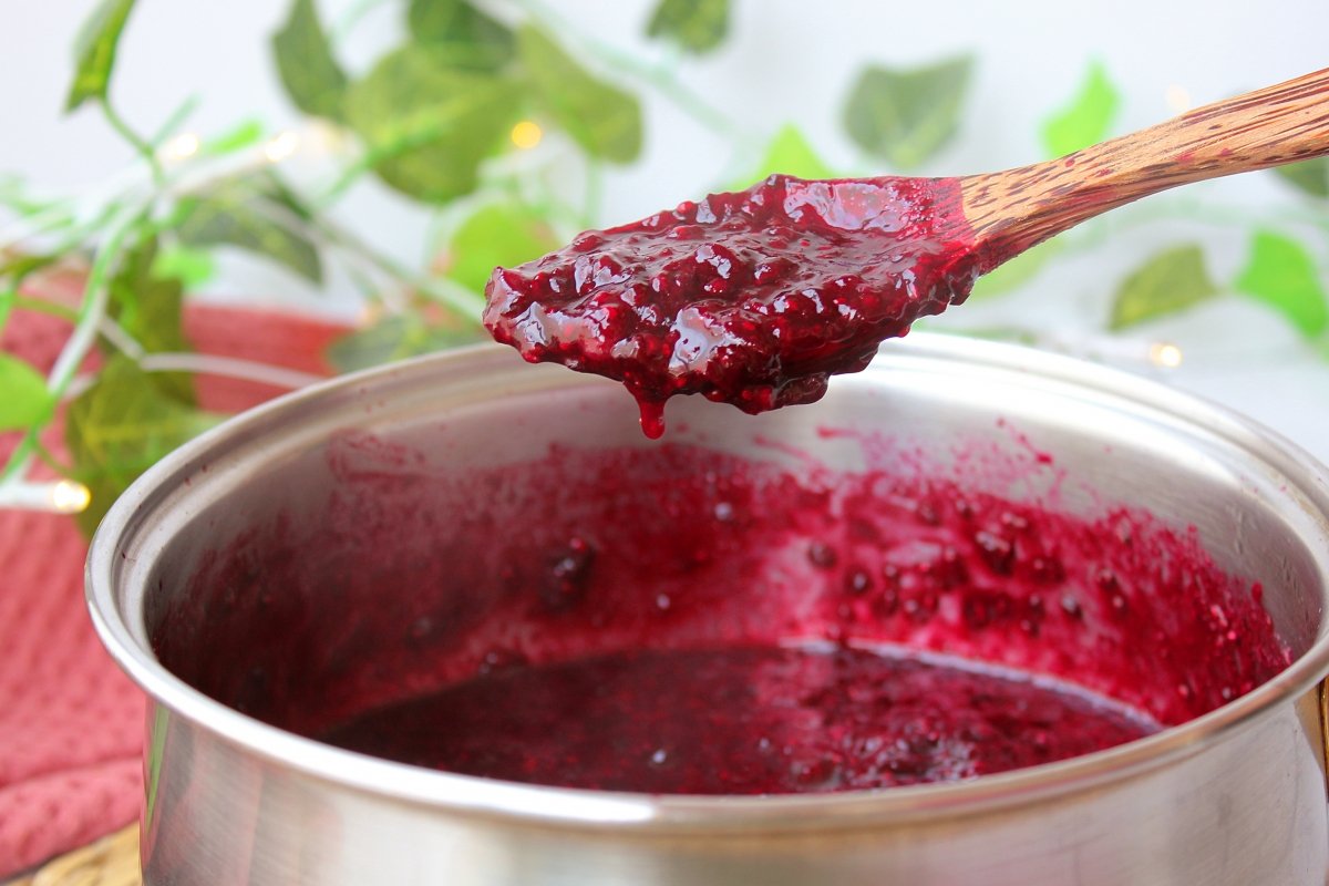 Mermelada sin azúcar de frutos rojos, receta casera para hacer paso a paso  con eritritol