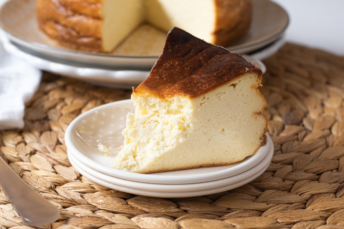 Baked cheesecake texture