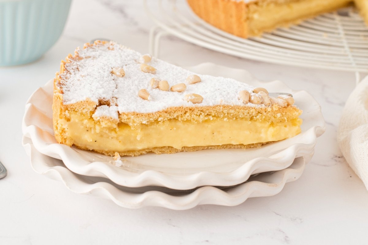 Textura de la torta della nonna