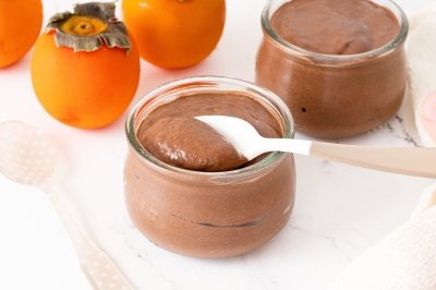 Natillas de caqui