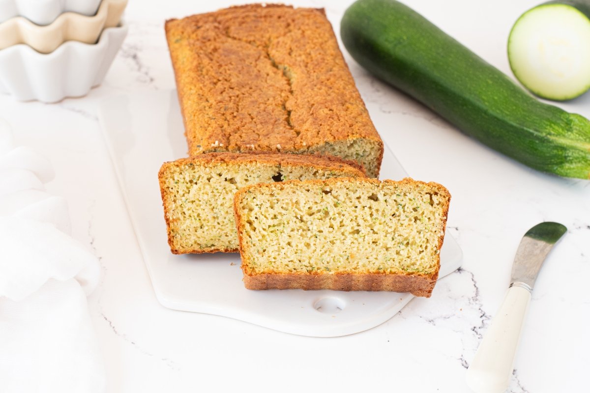 Textura del bizcocho de calabacín