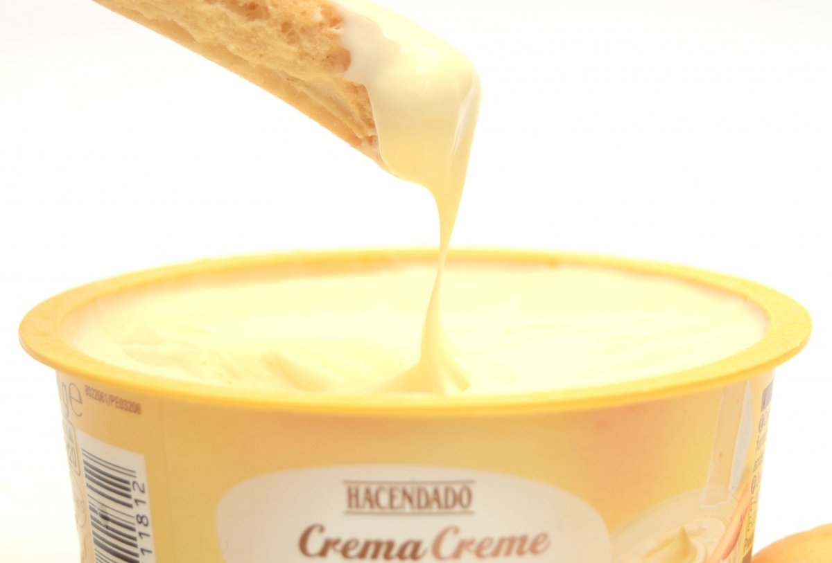 Textura del queso Camembert Hacendado para dipear o untar