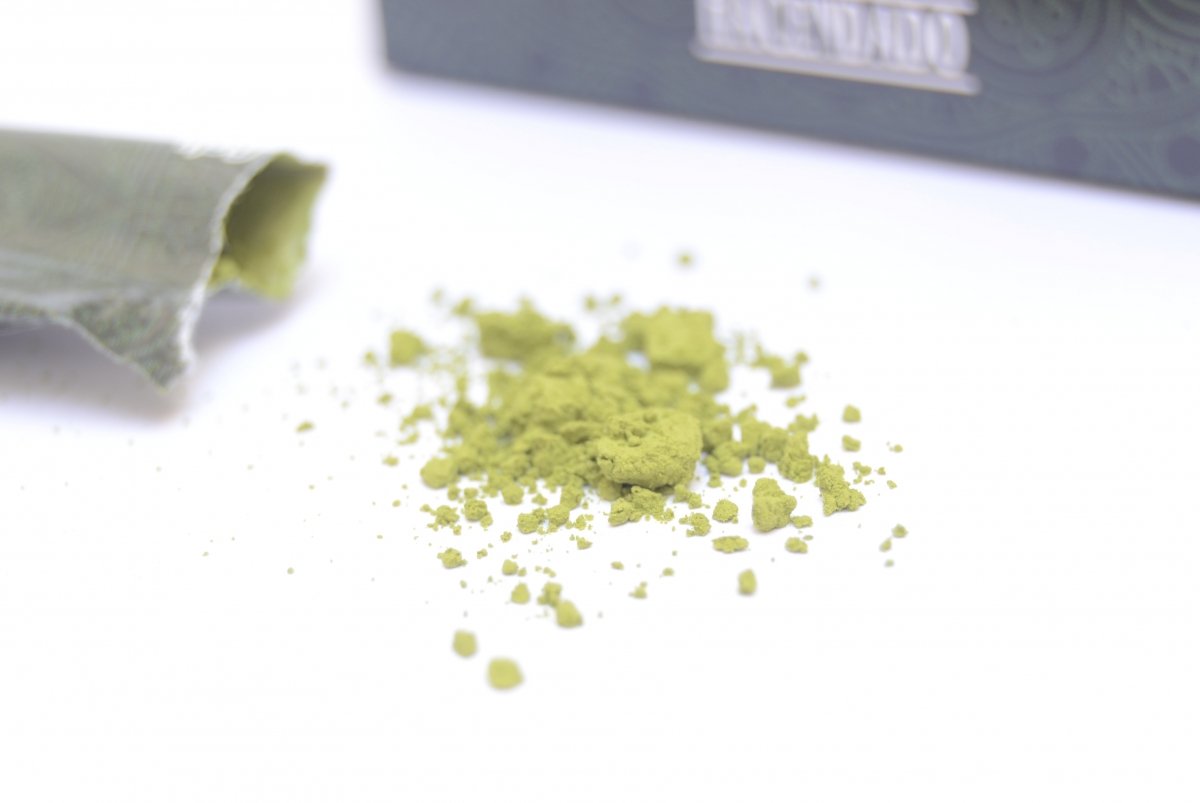 Textura del té matcha a la venta en Mercadona