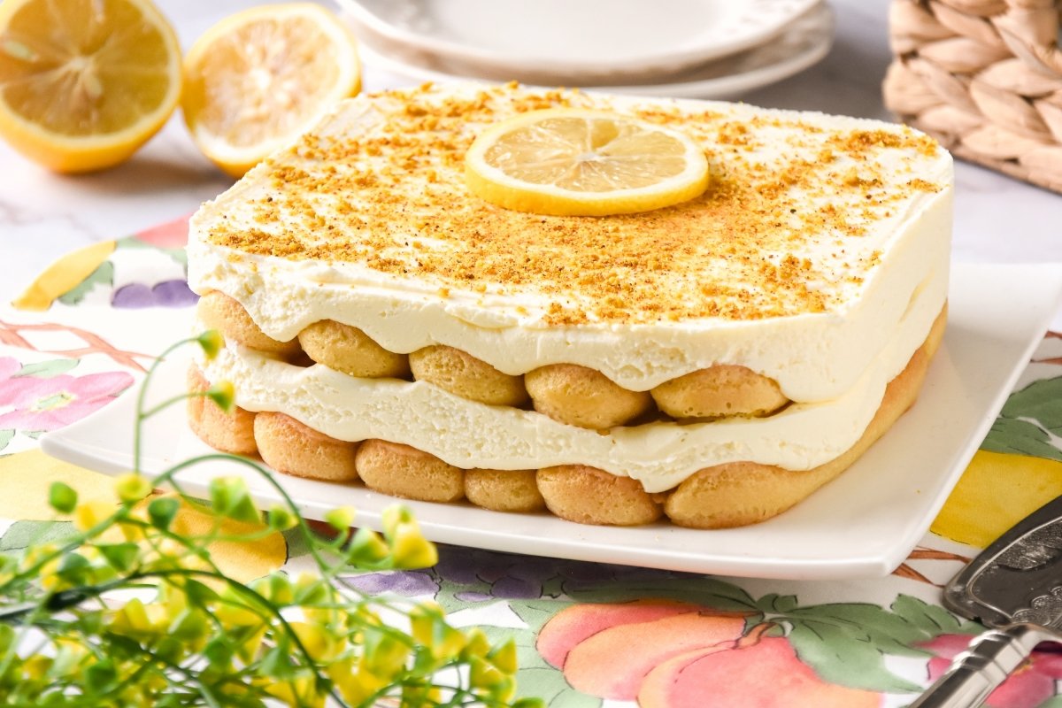 Tiramisú de limón casero