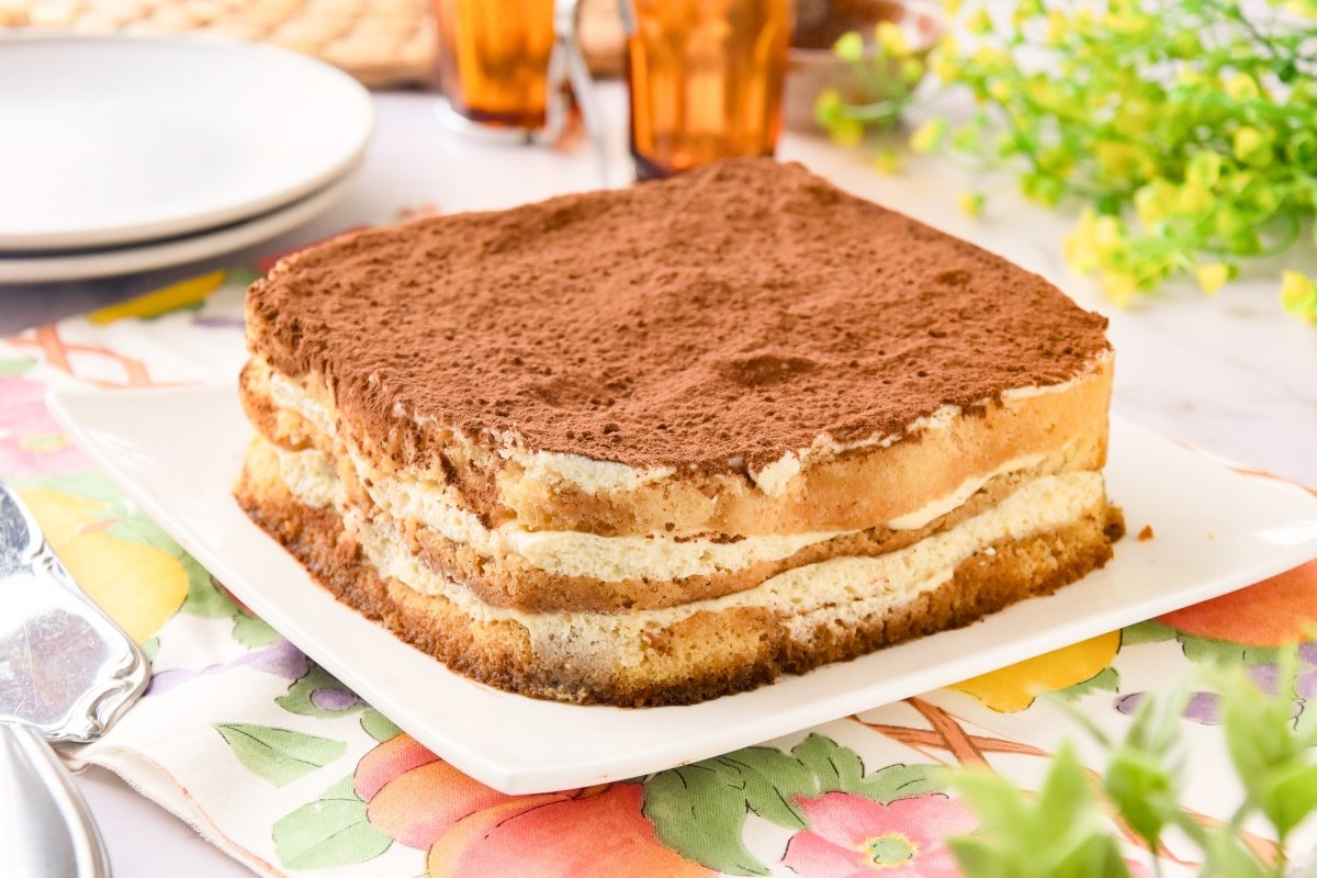 Tiramisú sin gluten casero