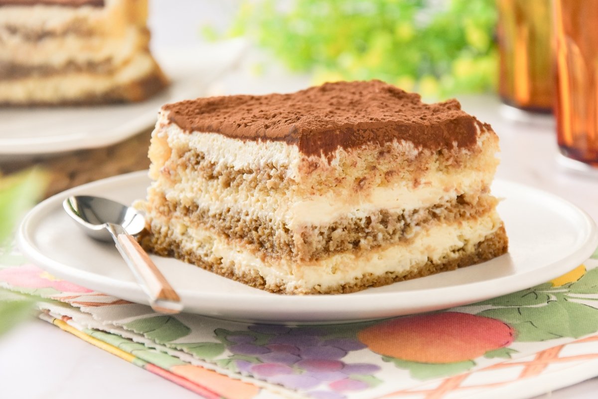 Tiramisú sin gluten listo para comer