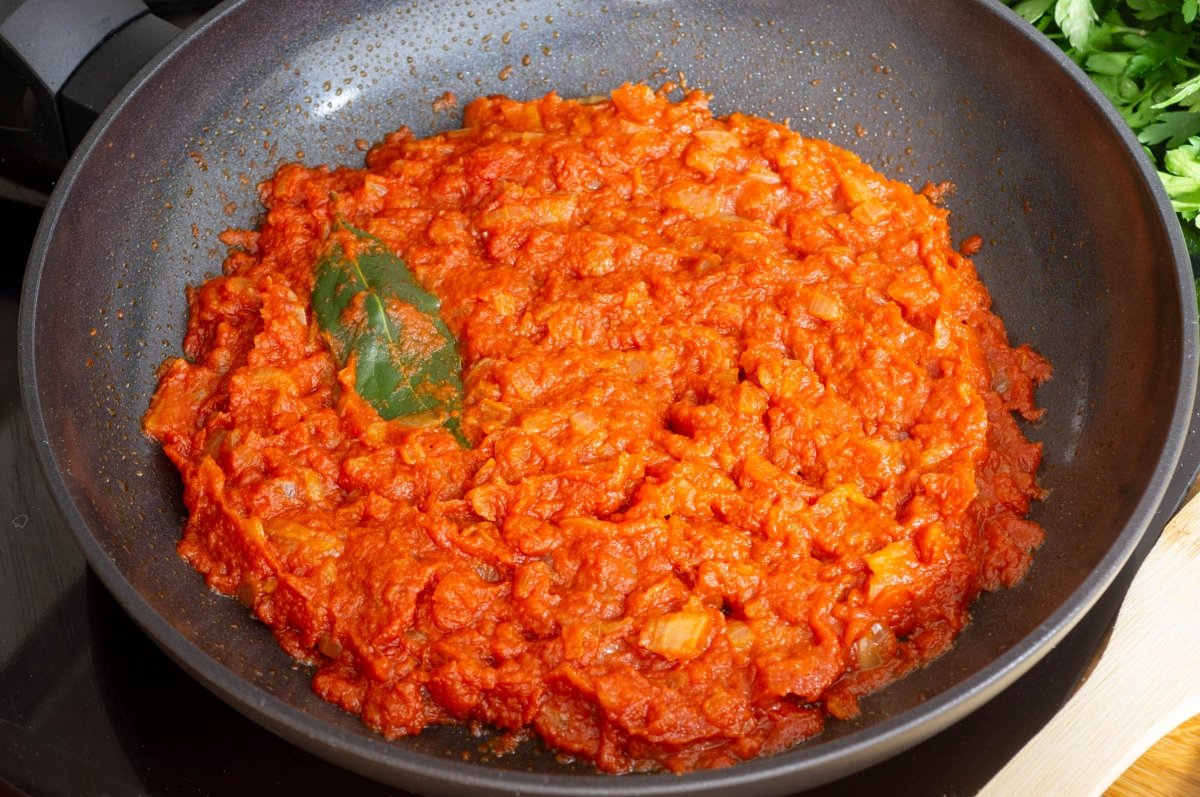 Tomate reducido para la palometa