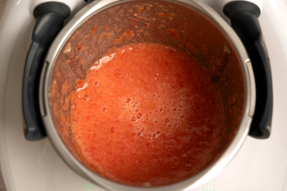 Tomate triturado en Thermomix