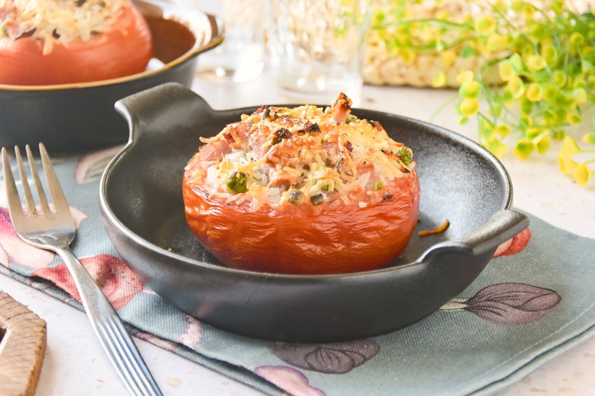Tomates rellenos de arroz
