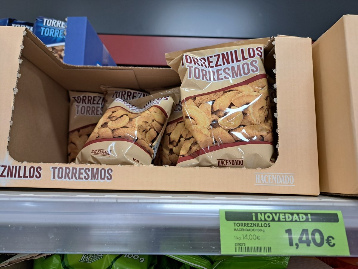 Torreznillos Hacendado cortezas de cerdo fritas ahumadas