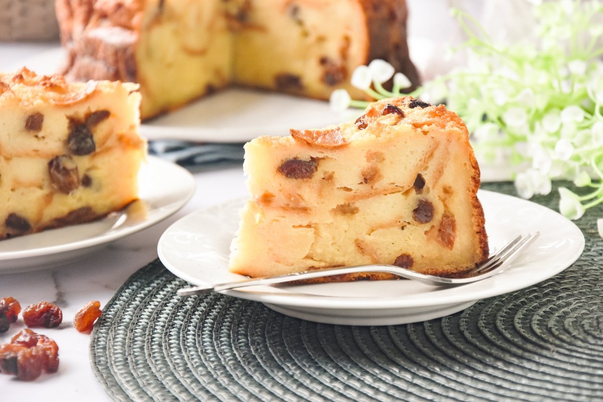 Torta de pan lista para comer