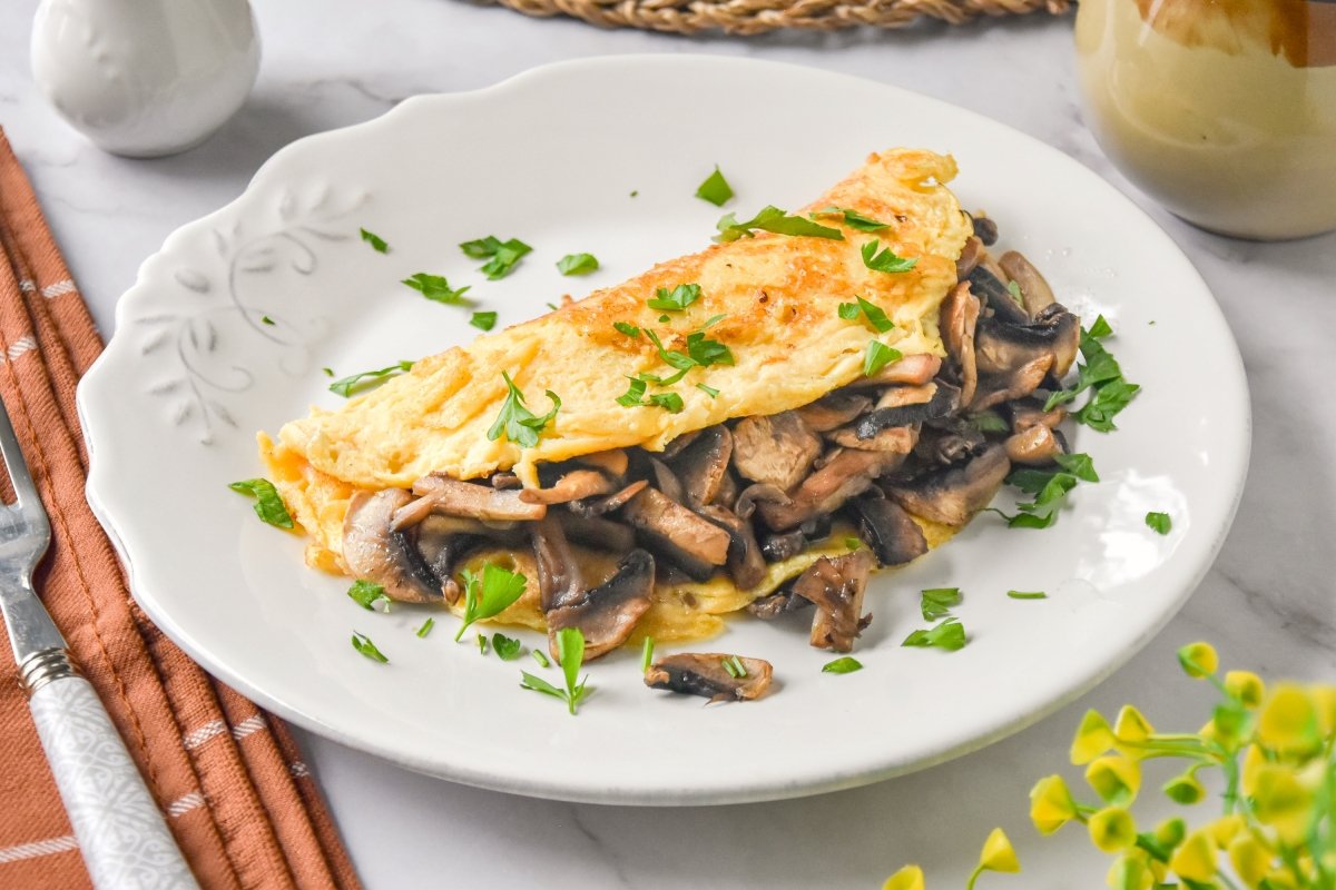 Tortilla de champiñones