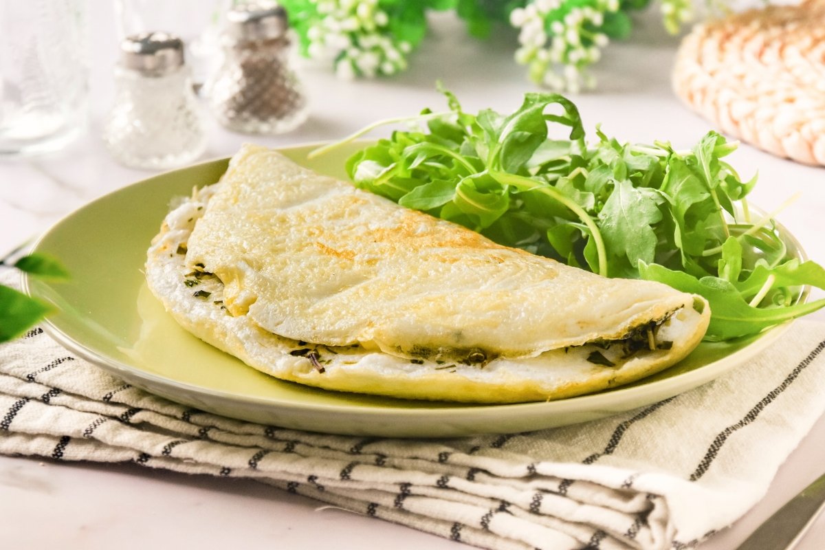 Tortilla de claras casera
