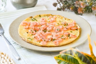 Tortilla de gambas