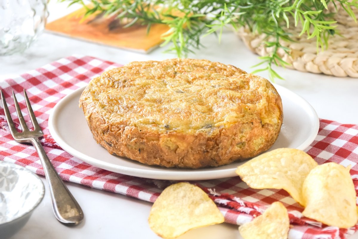 Tortilla de patatas chips