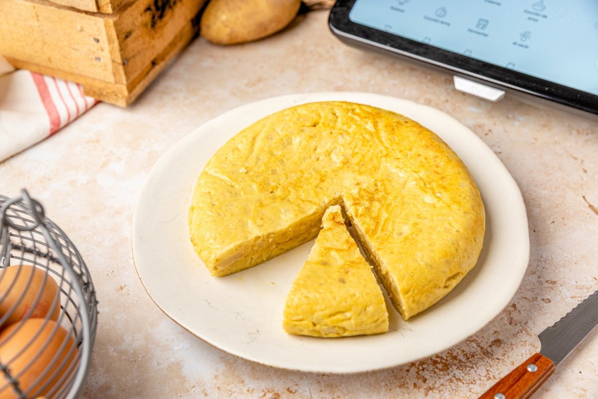 Tortilla de patatas en Thermomix