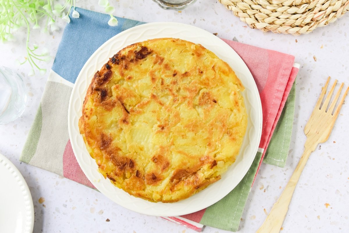 Tortilla vegana casera