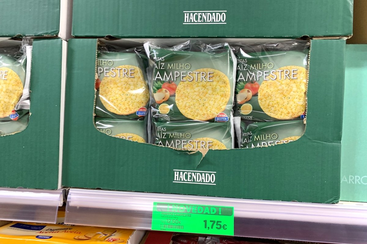 Tortitas de maíz sabor Campestre de Hacendado