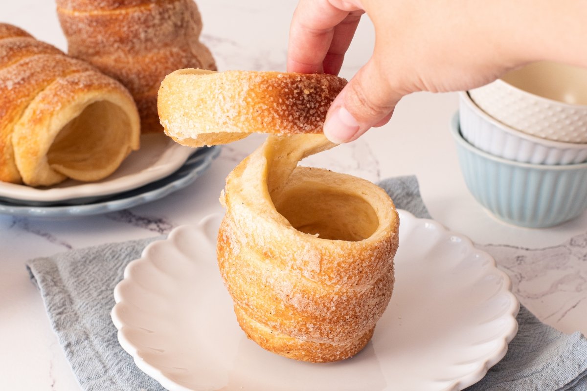 Trdelnik listo para servir