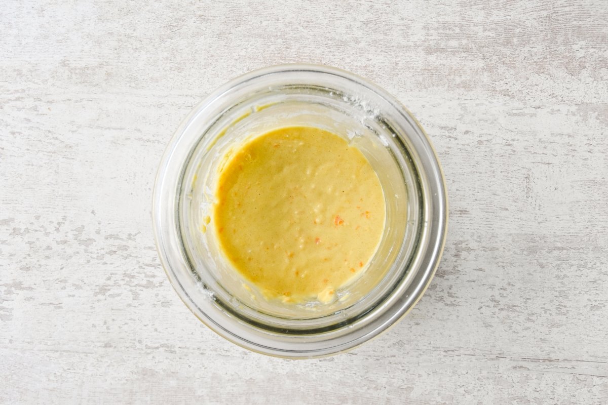 Trituramos con la harina y la levadura