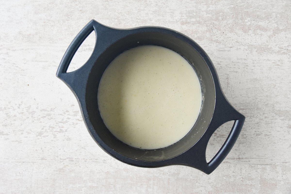 Trituramos la crema de hinojo