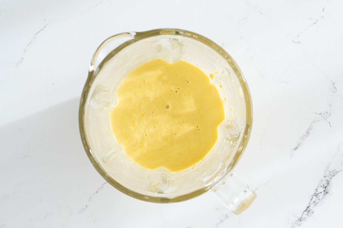 Trituramos la mezcla del majarete