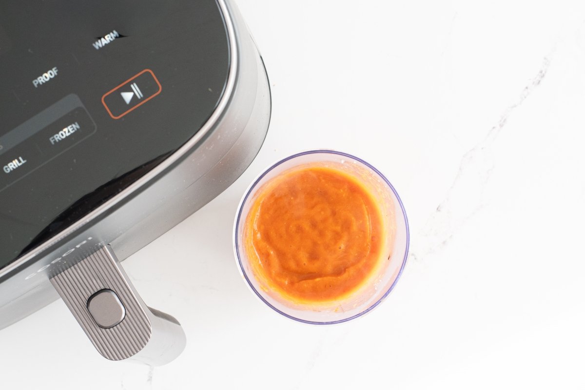 Trituramos la salsa brava