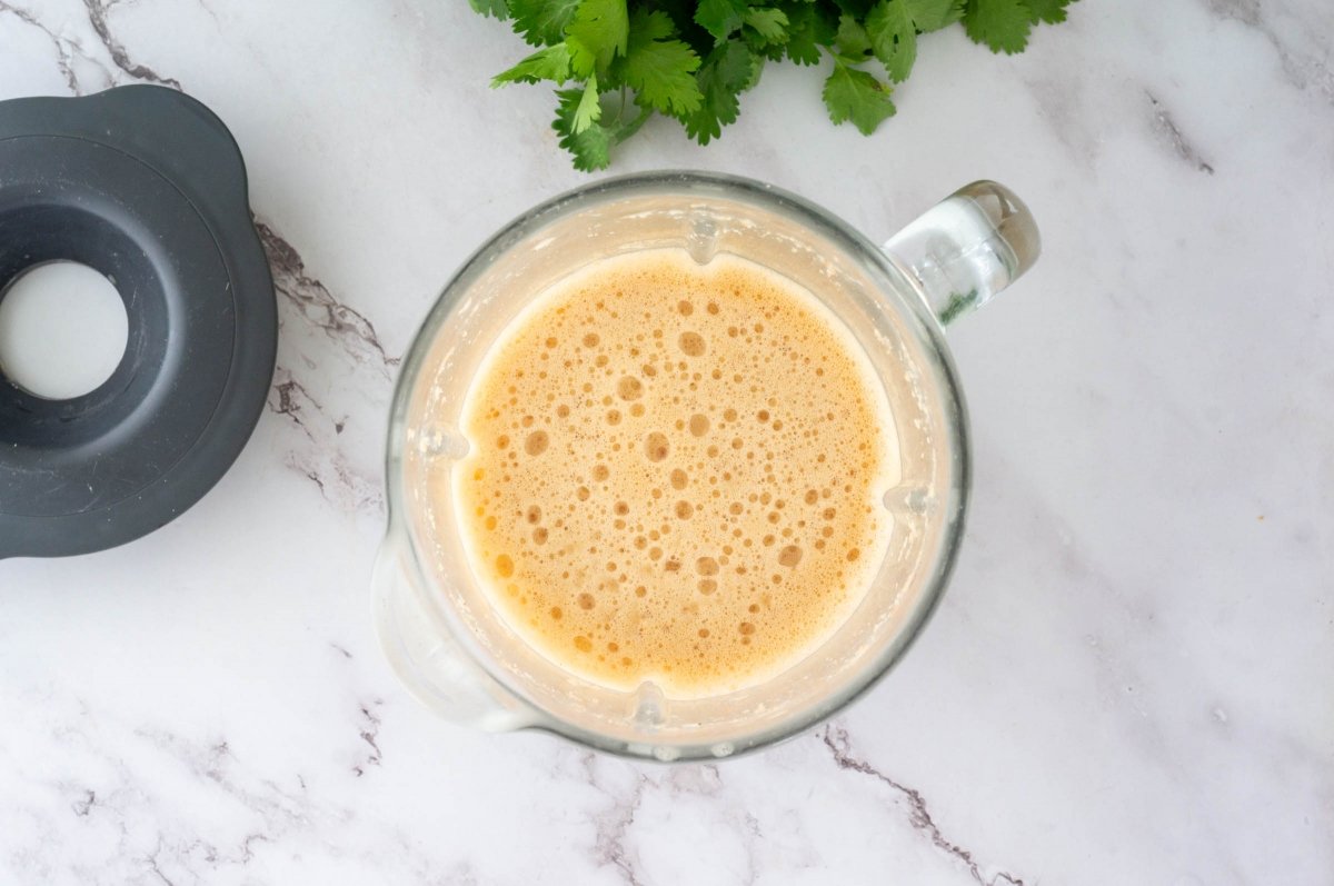 Triturar el caldo del vatapá