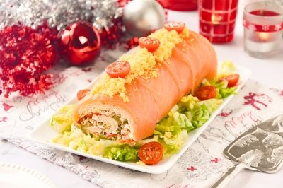 Tronco salado de Navidad