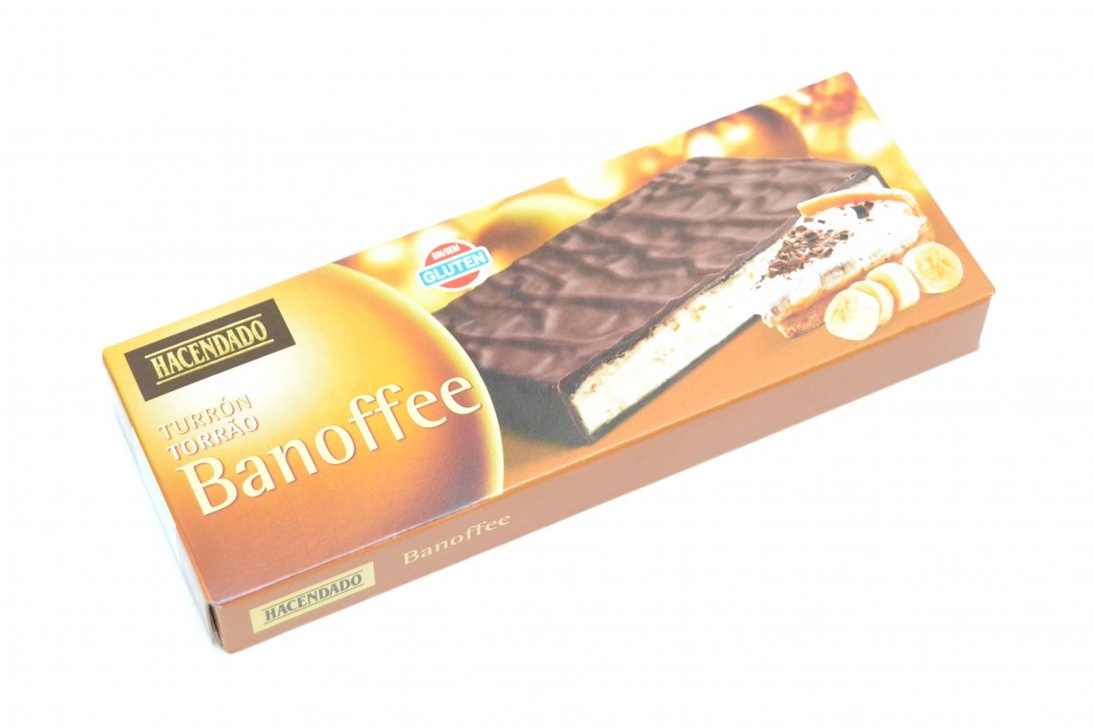 Turrón con sabor Banoffee de Hacendado a la venta en Mercadona