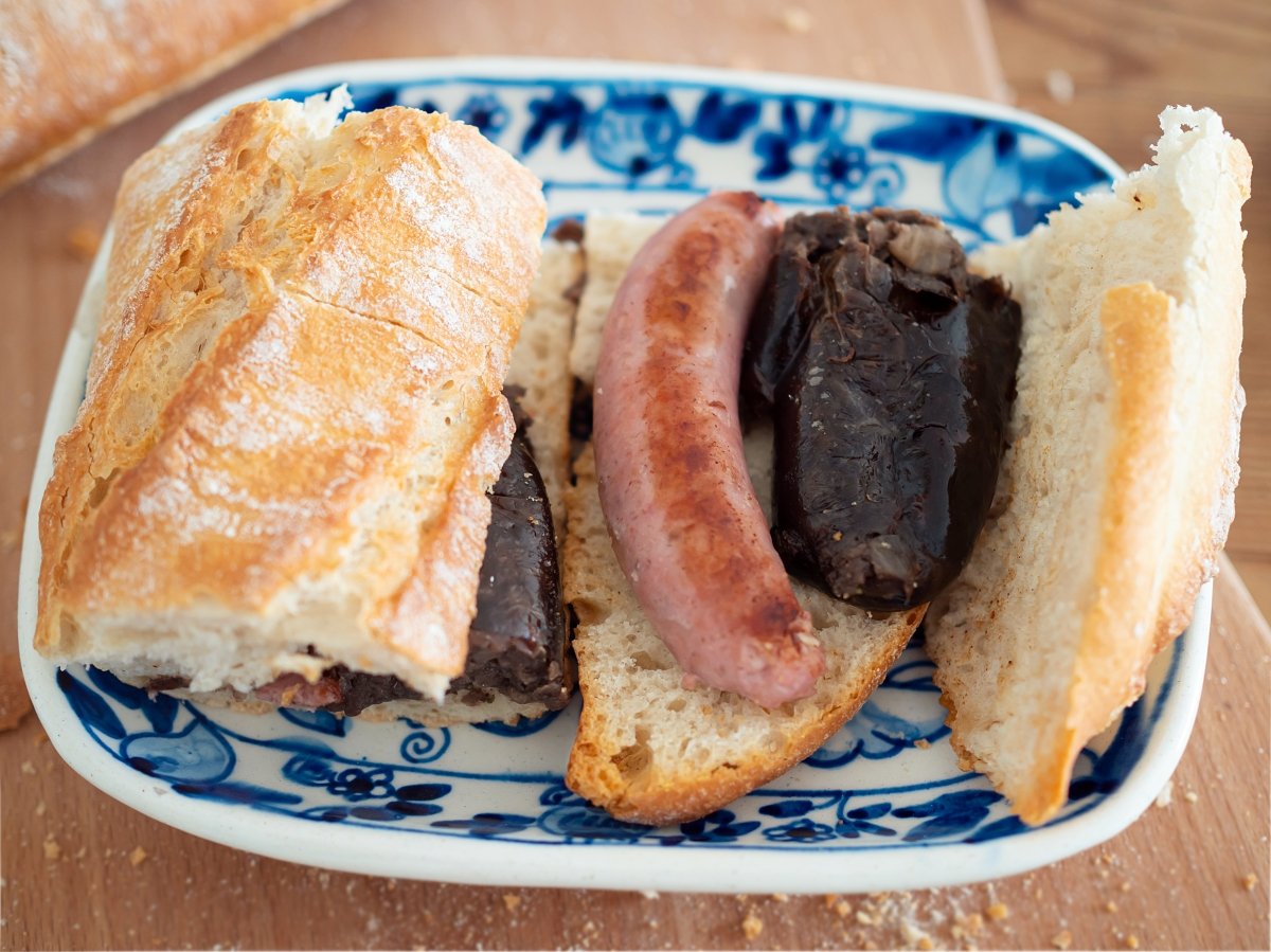 Un bocadillo propio de un almuerzo valenciano