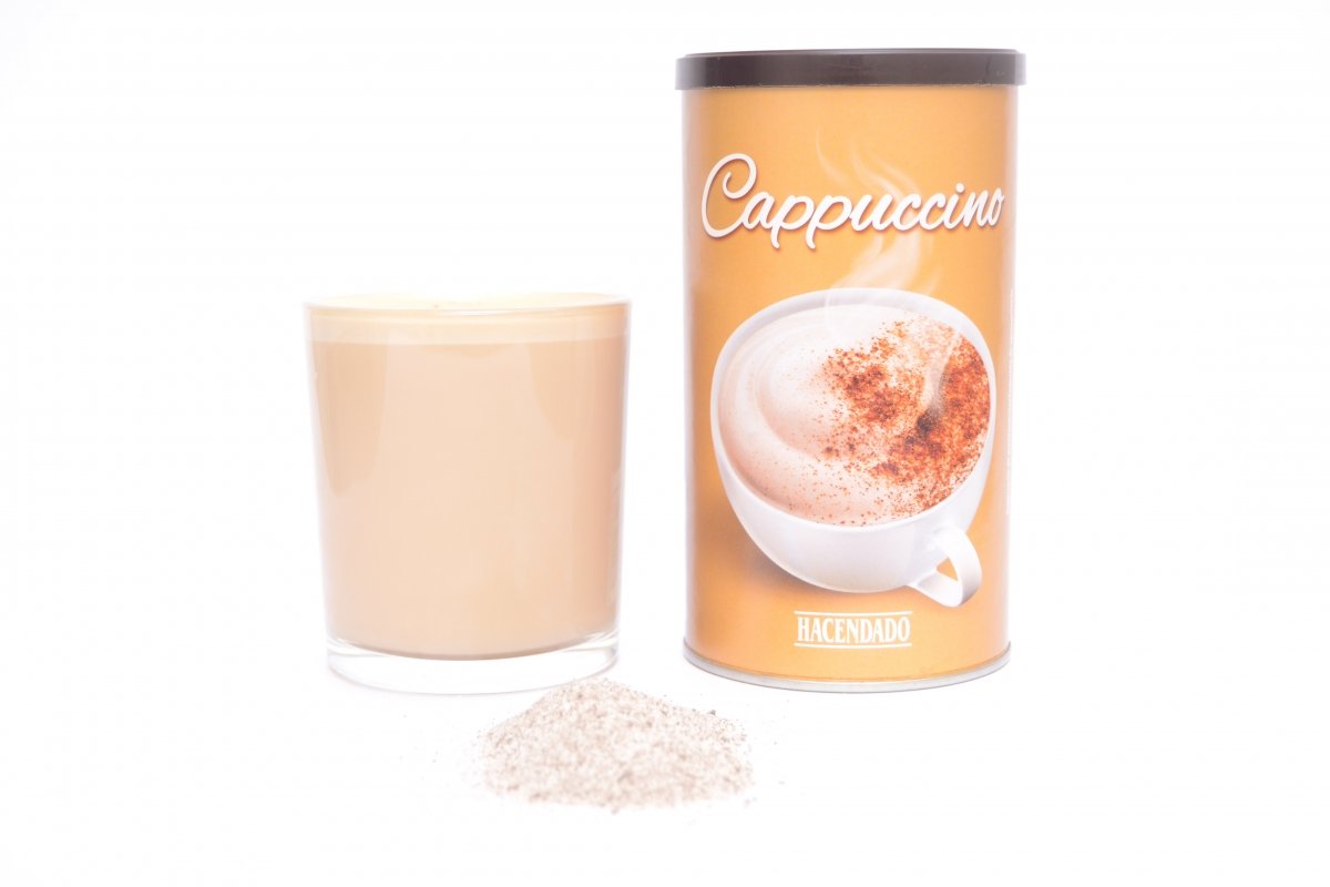 Un capuchino hecho con el preparado soluble disponible en mercadona