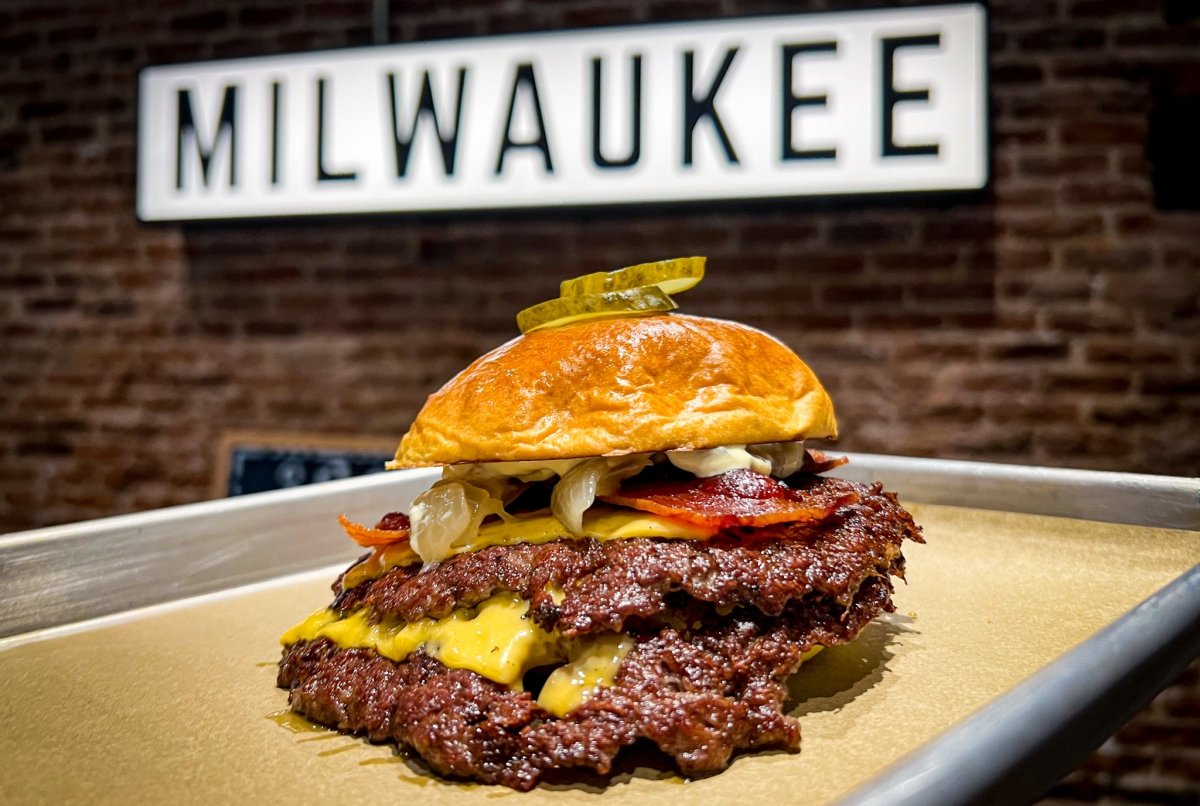 Una de las hamburguesas de Milwaukee Madrid