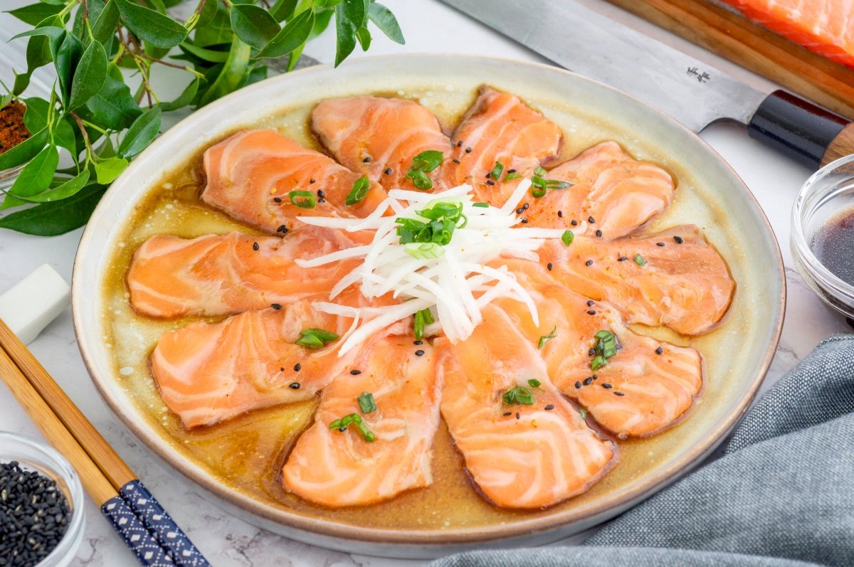 Usuzukuri de salmón