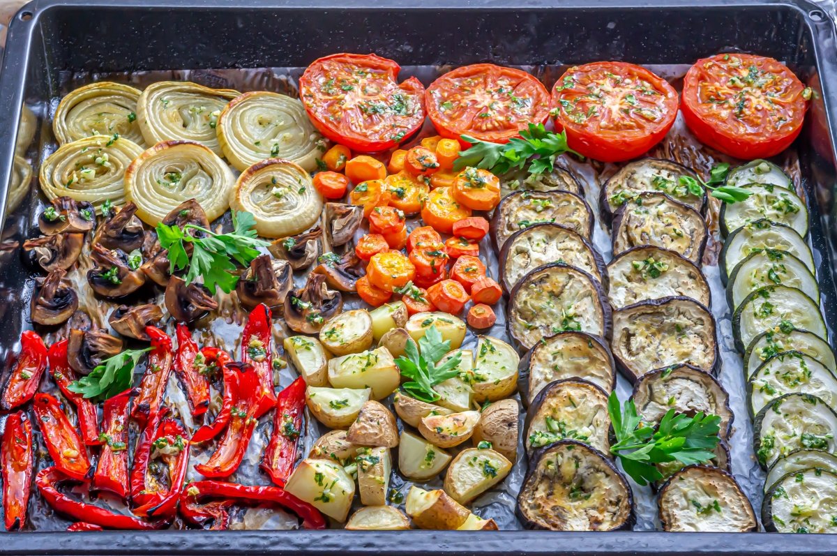 Arriba 96+ imagen recetas al horno de verduras