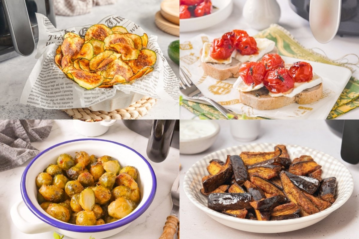Recetas de verduras en freidora de aire