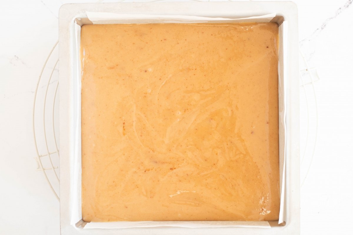 Vertemos el caramelo del caramel shortbread