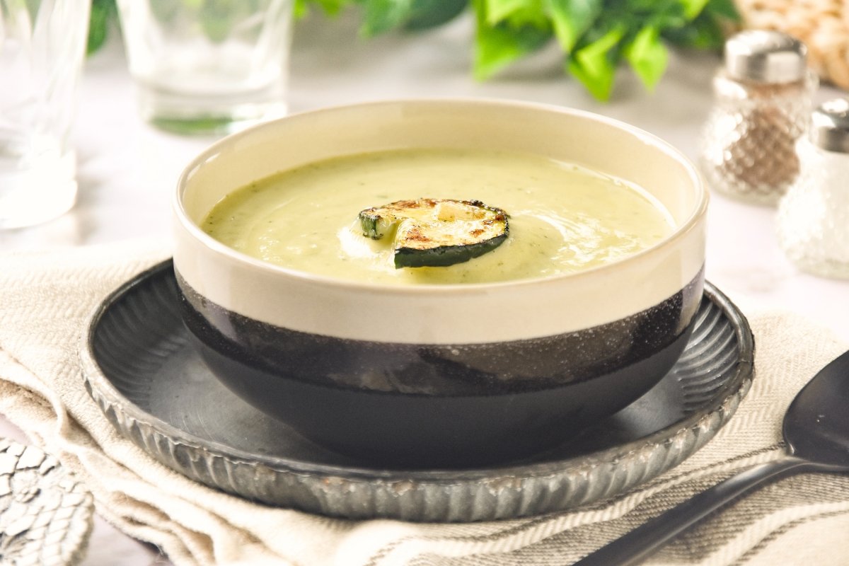 Vichyssoise de calabacín lista para comer