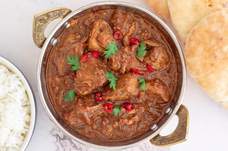 Vindaloo de cerdo