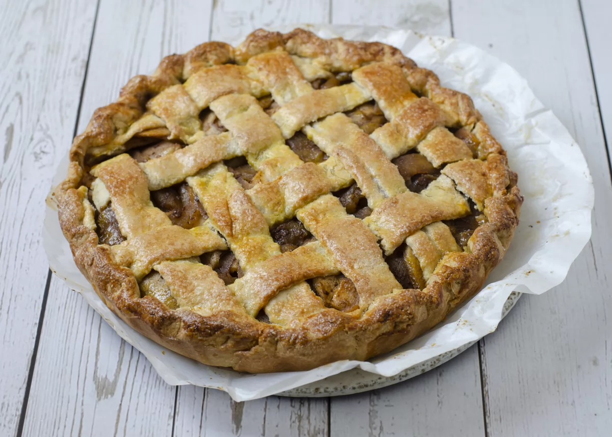 Los 20 postres y dulces más famosos y ricos del mundo 5 Vista cenital del apple pie