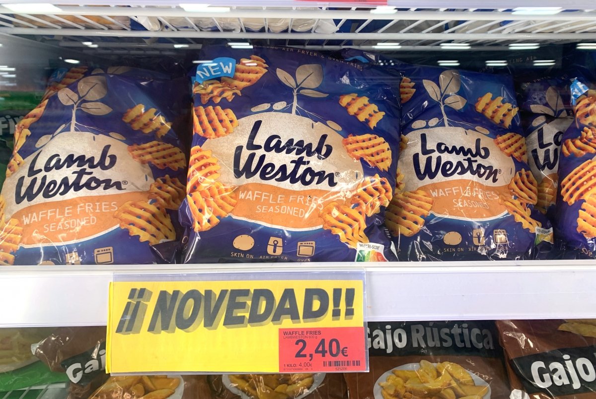 Waffle fries de Lamb Weston a la venta en Mercadona